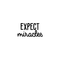 Vinyl Wall Art Decal - Expect Miracles - Modern Motivational Quote For Home Apartment Bedroom Living Room Office Workplace Decoration Sticker   2