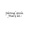Vinyl Wall Art Decal - Darling Shine That's All - 9. Modern Trendy Inspirational Positive Quote For Home Apartment Bedroom Living Room Office Decoration Sticker   5