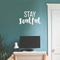 Vinyl Wall Art Decal - Stay Soulful - 14" x 22" - Trendy Inspirational Quote For Home Apartment Bedroom Living Room Office Workplace Decoration Sticker White 14" x 22" 2