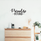 Vinyl Wall Art Decal - Paradise Found - 10" x 25" - Inspirational Positive Success Sticker Quote For Home Bedroom Living Room Coffee Shop Work Office Decor Black 10" x 25" 2