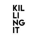 Vinyl Wall Art Decal - Killing It - 30" x 13" - Trendy Sarcastic Motivational Sticker Quote For Home Bedroom Living Room Apartment Coffee Shop Work Office Decor Black 30" x 13" 2