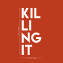 Vinyl Wall Art Decal - Killing It - 30" x 13" - Trendy Sarcastic Motivational Sticker Quote For Home Bedroom Living Room Apartment Coffee Shop Work Office Decor White 30" x 13" 3