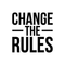 Vinyl Wall Art Decal - Change The Rules - 17" x 17" - Trendy Motivational Quote For Home Bedroom Living Room Apartment Office Workplace Coffee Shop Decoration Sticker Black 17" x 17" 2