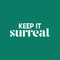 Vinyl Wall Art Decal - Keep It Surreal - 7.5" x 22" - Trendy Inspirational Surrealism Quote Sticker For Home Bedroom Living Room Apartment Office Work Decor White 7.5" x 22" 2