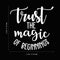 Vinyl Wall Art Decal - Trust The Magic Of Beginnings - 22" x 22" - Modern Inspirational Magical Sticker Quote For Home Bedroom Living Room Kids Room Work Office School Decor White 22" x 22"