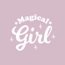 Vinyl Wall Art Decal - Magical Girl - 17" x 22" - Trendy Inspirational Cute Magic Stars Sticker Quote For Home Bedroom Girls Baby Room Nursery Office Decor White 17" x 22" 4