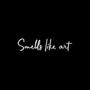 Vinyl Wall Art Decal - Smells Like Art - 6" x 25" - Trendy Inspirational Quote Sticker For Home Bedroom Living Room Playroom School Coffee Shop Work Office Decor White 6" x 25" 2
