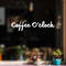 Vinyl Wall Art Decal - Coffee O Clock - 5" x 22" - Trendy Sticker Quote For Home Bedroom Living Room Dinning Room Kitchen Coffee Shop Cafe Office Decor White 5" x 22" 2