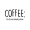 Vinyl Wall Art Decal - Coffee Definition Survival Juice - Modern Funny Sticker Quote For Home Bedroom Living Room Restaurant Kitchen Coffee Shop Cafe Decor   5