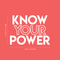 Vinyl Wall Art Decal - Know Your Power - 16.5" x 22" - Modern Inspirational Quote Sticker For Home Bedroom Kids Room Playroom Work Office Coffee Shop Decor White 16.5" x 22" 4