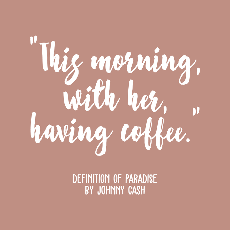 Vinyl Wall Art Decal - This Morning With Her Having Coffee - 17" x 18" - Modern Inspirational Quote Sticker For Coffee Lovers Home Office Kitchen Dining Room Restaurant Coffee Shop Decor White 17" x 18" 3