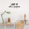 Vinyl Wall Art Decal - Wake Up With A Purpose - Modern Inspirational Cute Positive Quote Sticker For Home Bedroom Closet Living Room Kids Room Playroom Work Office Decor   4