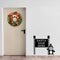 Vinyl Wall Art Decal - Santa Stop with Penguin Sign - Holiday Seasonal Sticker - Indoor Outdoor Home Apartment Office Wall Door Window Bedroom Workplace Decor Decals (23" x 26"; Black)