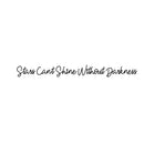 Vinyl Wall Art Decal - Stars Can't Shine Without Darkness - Cute Motivational Positive Self Esteem Quote Sticker For Bedroom Bathroom Closet Boutique Business Office Coffee Shop Decor   2