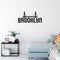 Vinyl Wall Art Decal - Brooklyn - Trendy Modern Design USA City Name Word Quote Sticker For Home School Classroom Work Office Store Coffee Shop Decor   3
