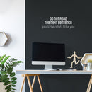Vinyl Wall Art Decal - Do Not Read The Next Sentence - Trendy Positive Sarcastic Adult Joke Quote Sticker For Home Bedroom Living Room Office Coffee Shop Storefront Decor   5