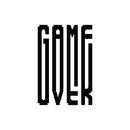 Vinyl Wall Art Decal - Game Over - Cool Old School Home Playroom Bedroom Living Room Kids Room Nursery - Fun Gamers Decals for Indoor Outdoor Apartment Dorm Room (12" x 20"; Black)   2