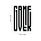Vinyl Wall Art Decal - Game Over - Cool Old School Home Playroom Bedroom Living Room Kids Room Nursery - Fun Gamers Decals for Indoor Outdoor Apartment Dorm Room (12" x 20"; Black)   4