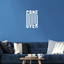 Vinyl Wall Art Decal - Game Over - Cool Old School Home Playroom Bedroom Living Room Kids Room Nursery - Fun Gamers Decals for Indoor Outdoor Apartment Dorm Room (12" x 20"; Black)   5