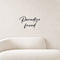 Vinyl Wall Art Decal - Paradise Found - Inspirational Positive Success Sticker Quote For Home Bedroom Living Room Coffee Shop Work Office Decor   4