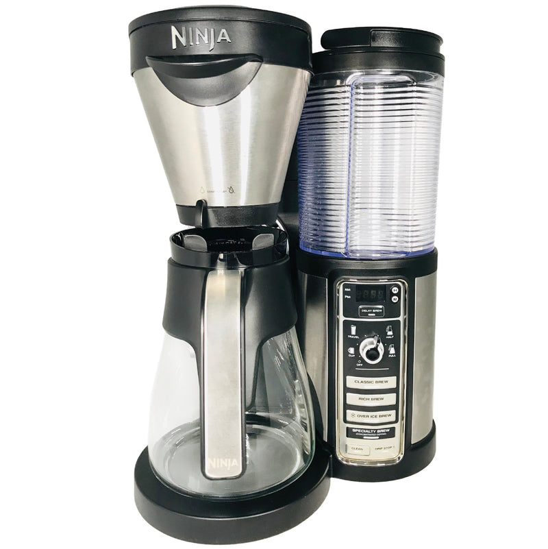 Ninja Coffee Bar Coffee Bar w/Glass Carafe, Frother & 100 Recipe C –