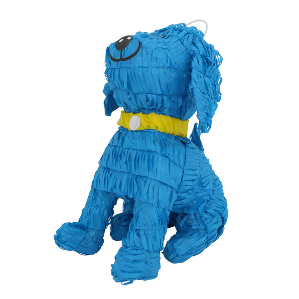 Lutema LTMBlue W/Gold Collar Pup Pinata-279 Mexican Handcrafted