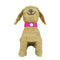 Lutema LTMBeige W/Pink Collar Pup Pinata-276 Mexican Handcrafted