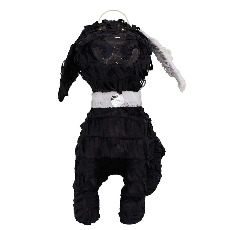 Lutema LTMBlack Pup Pinata-273 Mexican Handcrafted