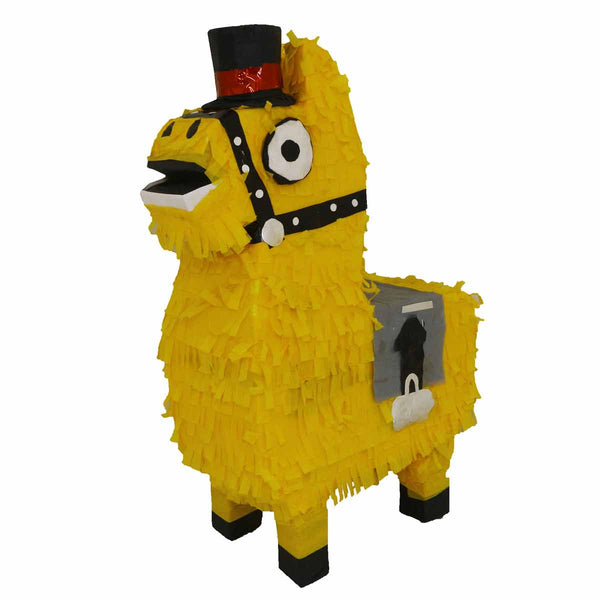 Lutema LTMYellow Fortnite Llama Pinata-246 Mexican Handcrafted