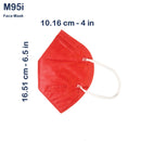 MI Technologies Inc LTMM95iFaceMaskAdultRed10-3500 PPE Face Mask - M95i